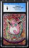 2000 Pokemon Topps Chrome Series 1 Sparkle Wigglytuff #40 CGC 9 MINT *POP 3*