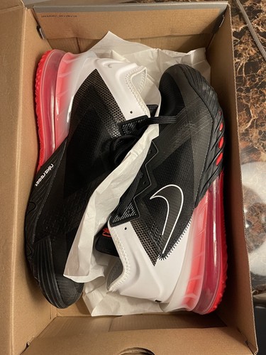 Nike Lebron XVIII 18 Low "Heart of Lion" Black White Crimson CV7562-002 Men's 12 - Picture 4 of 17