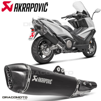 KYMCO AK 550 2017-2020 Exhaust AKRAPOVIC Black S-KY5SO1-HRAASSBL