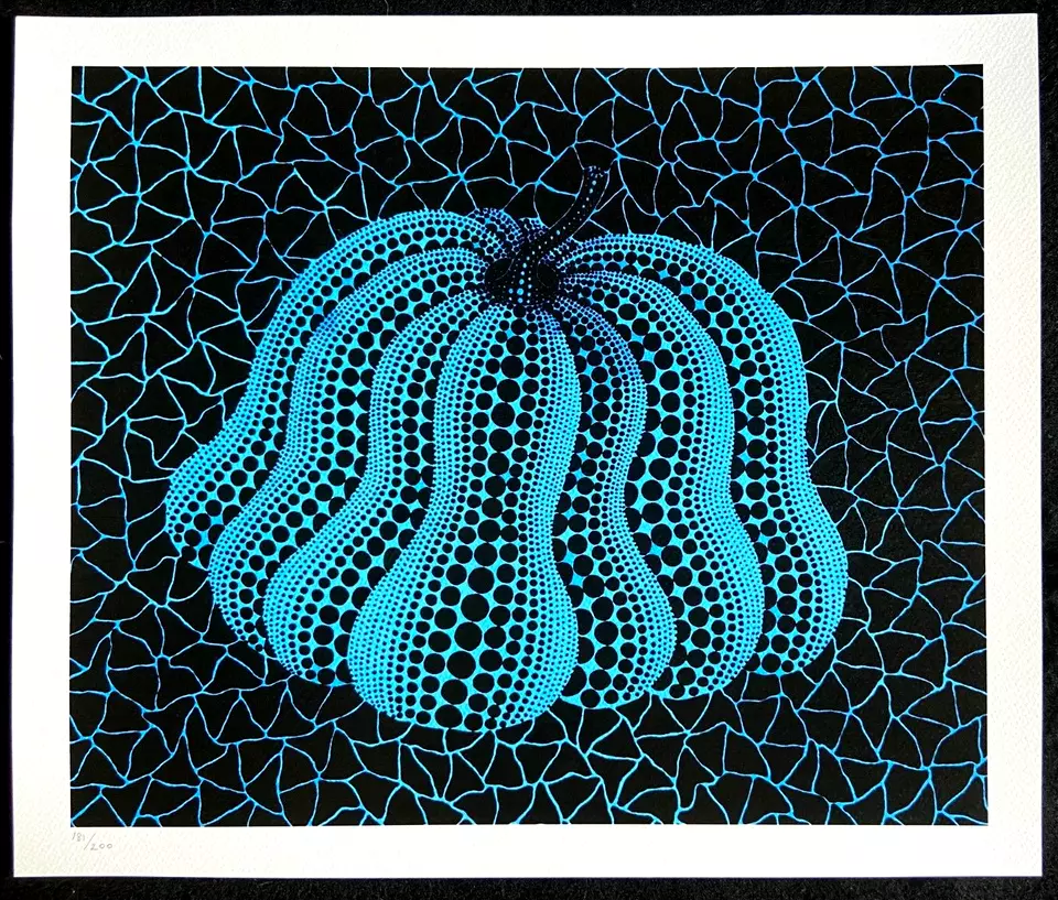 Yayoi Kusama Lithographie Mori Art Museum COA Original Nummeriert ( Jeff Koons ) - Bild 2 von 4