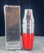 NEW Lancome Juicy Shaker Lip Oil 154 Great-Fruit 0.22oz/6.5ml NIB