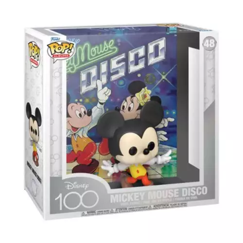 Funko Pop! #48 Disney 100 Mickey Mouse Disco Album Figure with Case Brand New in