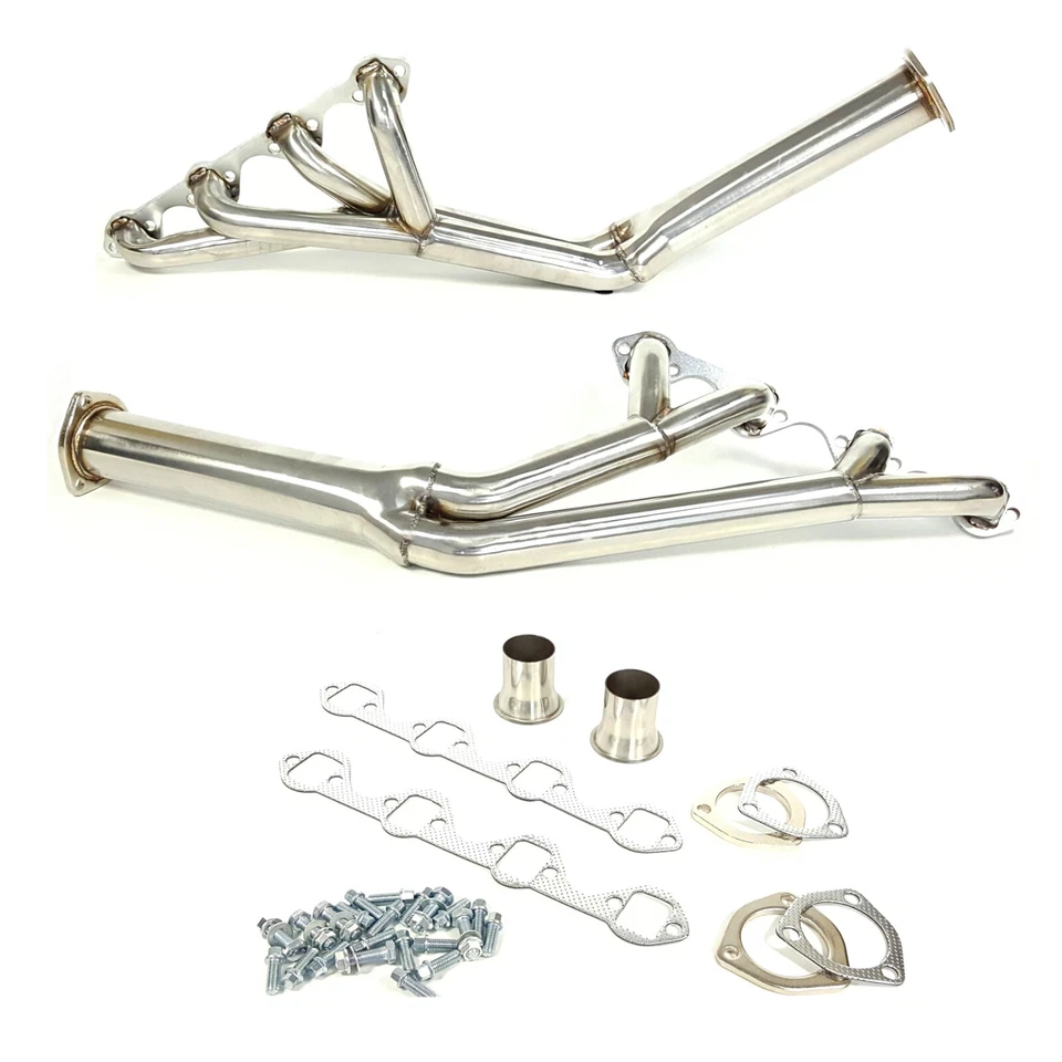Exhaust Tri-Y Header For Ford E-100 E-200 E-300 Econoline Mustang 260 289 302 V8 Foto 4 de 4