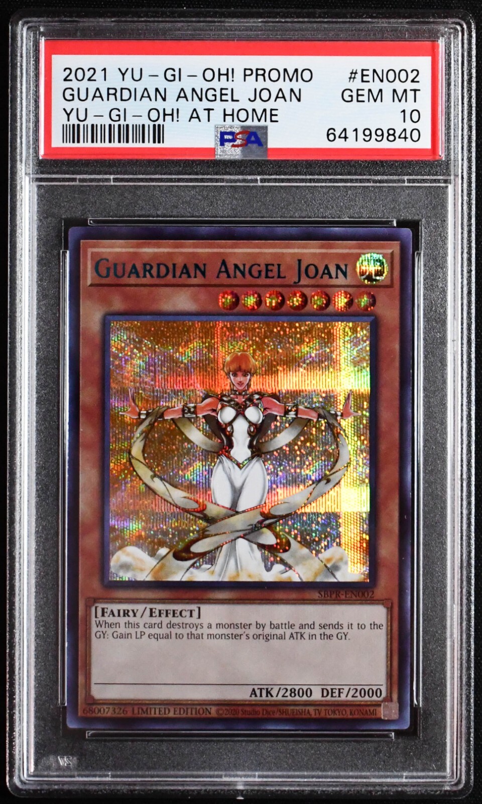 Yugioh Guardian Angel Joan SBPREN002 Remote Duel at Home Promo GEM