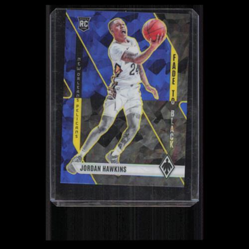 Jordan Hawkins Rookie #24 2023 Panini Phoenix Fade To Black Blue Ice Pelicans NM