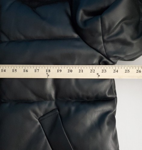Robert Graham Mens Faux Leather Puffer Full Zip Jacket Men's Size XL Brand New! - Picture 16 of 16