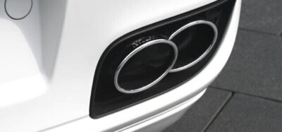 PORSCHE 911 997 CARRERA S -TECHART- EXHAUST TIPS TAILPIPES VALVE CONTROL SYSTEM