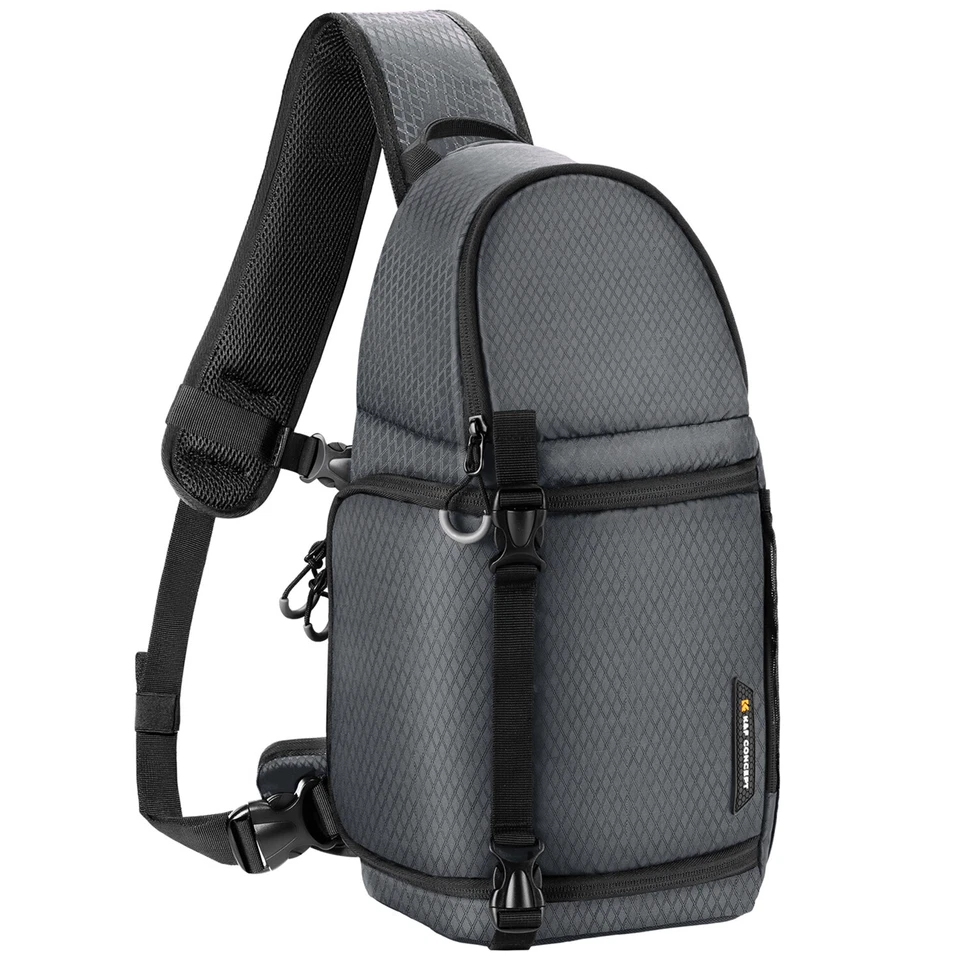 Mochila bandolera impermeable para cámara K&F Concept 10L Foto 3 de 4