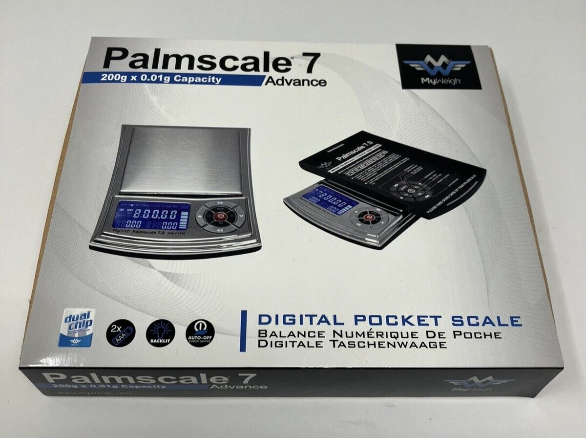 NEW MYWEIGH Palmscale 7 Digital Scale, 200g x 0.01g, Overload Protection 7 Modes
Opens in a new wind