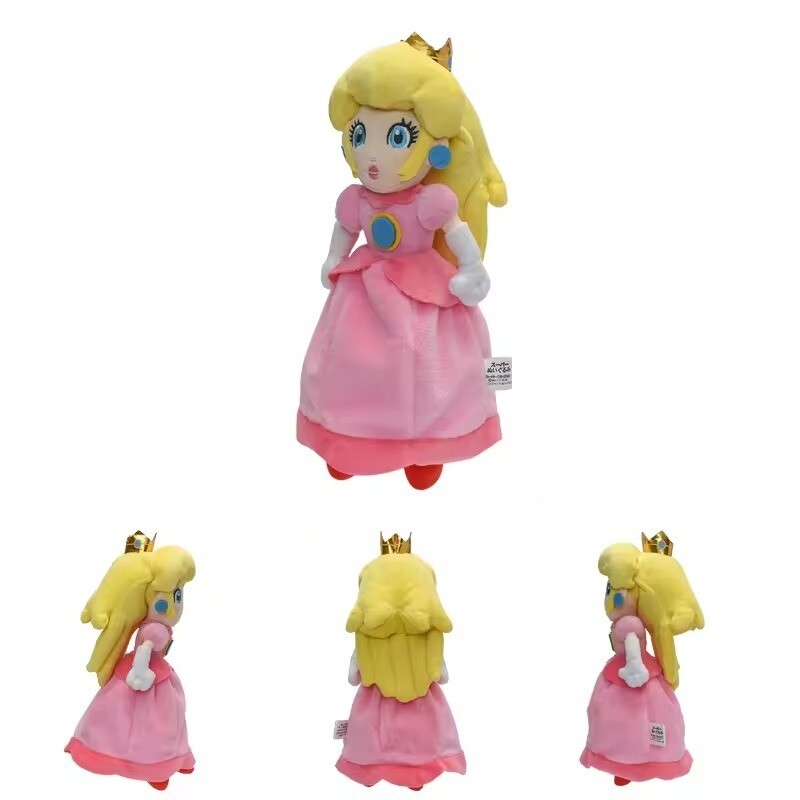 Sanei Super Mario All Star Collection AC05-25,4 Cm Principessa Peach Piccolo Peluche, Rosa - Foto 12