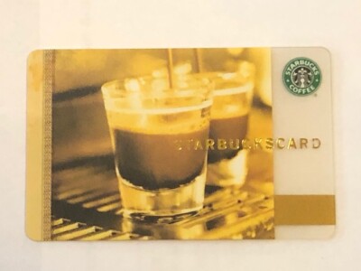 STARBUCKS プリペイドカード エスプレッソグラスデザインカード2006 STARBUCKS プリペイドカード エスプレッソグラスデザインカード