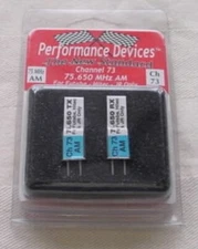 Futaba/Hitec/JR 75Mhz AM Tranmsitter/Receiver Crystal Set - Channel 73