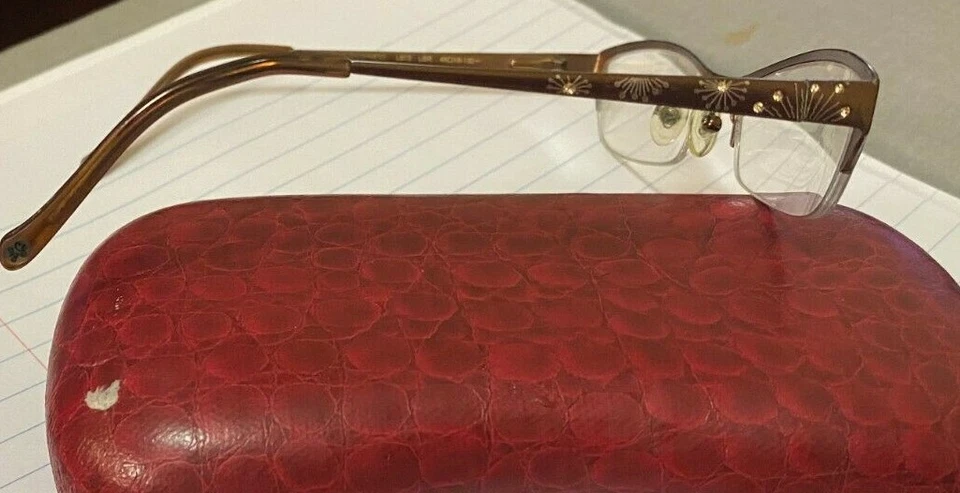 Gafas Lulu Guinness Be A Glamour Girl 672 LBR49 18 130 Buen Estado Leer Foto 3 de 4