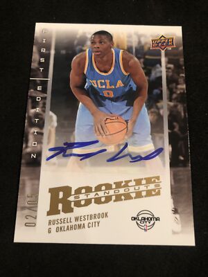 （10月末まで特価） Russell Westbrook 2009 AUTO 10月末まで特価） Russell Westbrook 2009 AUTO