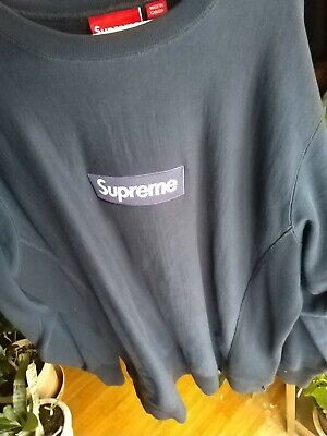 Supreme box logo crewneck Navy Size XL | eBay Supreme box logo crewneck Navy Size XL | eBay