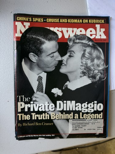 Newsweek Magazine: March 1999- The Private DiMaggio: The Truth Behind a Legend