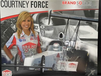 VRHTF NHRA VTG COOL ''CUTE COURTNEY FORCE BRAND SOURCE A/FUEL DRAGSTER'' HAND OUT