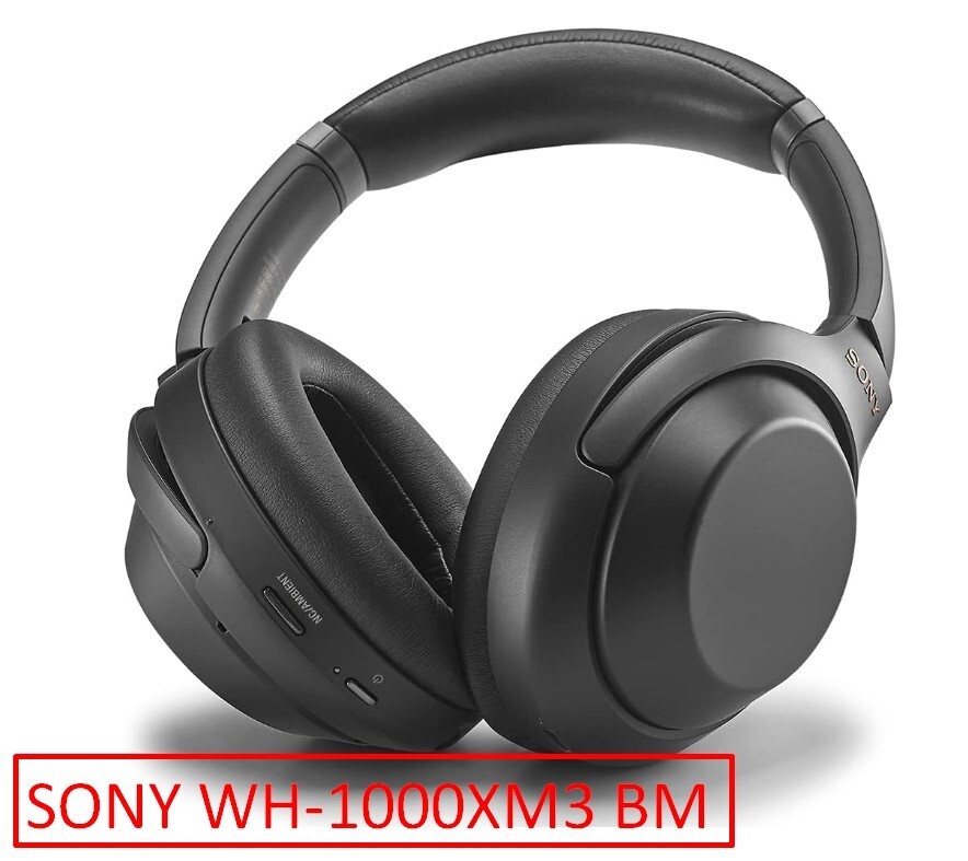 SONY WH-1000XM3 BM wireless headphones with microphone Black