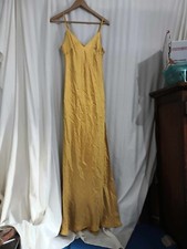 fashion nova gold dress style yd529 size large(DDQQ)