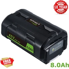 Pack For RYOBI 40V 8Ah Lithium-Ion Compact Battery High Capacity OP4050 OP40602