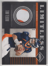 2011 Limited Limitless Threads Prime #2 Tim Tebow Jersey /10 - NM-MT