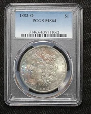 1883-O Morgan Dollar PCGS MS-64 2FQH