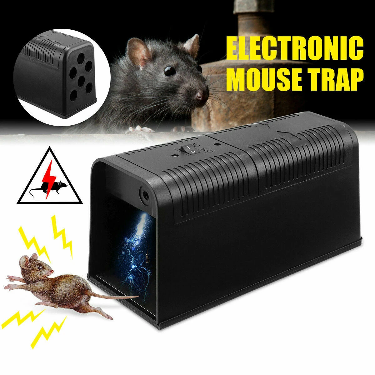 Electric Mouse Trap/Rat Trap Work Easy Saving Mice/Automatic Mouse