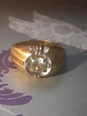 Vintage 18k HGE Ring Gold Electroplate Size 11 | eBay