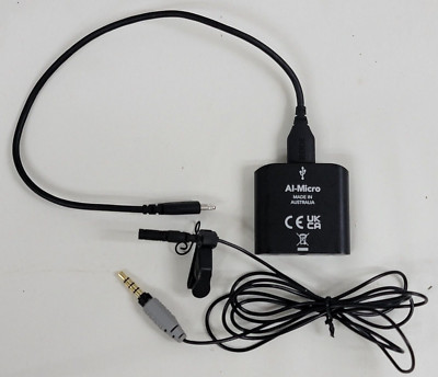 RODE AI Micro Interface with RODE Lavalier Microphone (Tested / Working)
