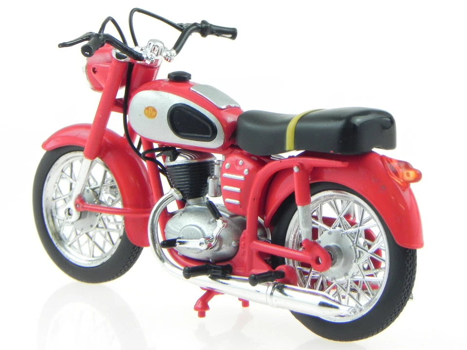 Pannonia 250 rot DDR Ostalgie Motorrad Modell 109 Atlas 1:24 - Bild 3 von 4