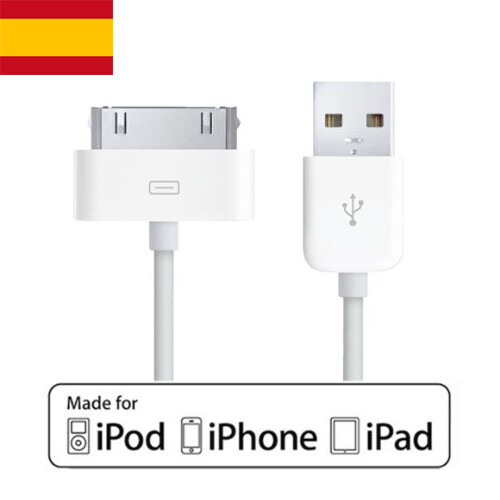 Cable conector USB 2.0 para cargar conectar iPhone, iPod, iPad | eBay