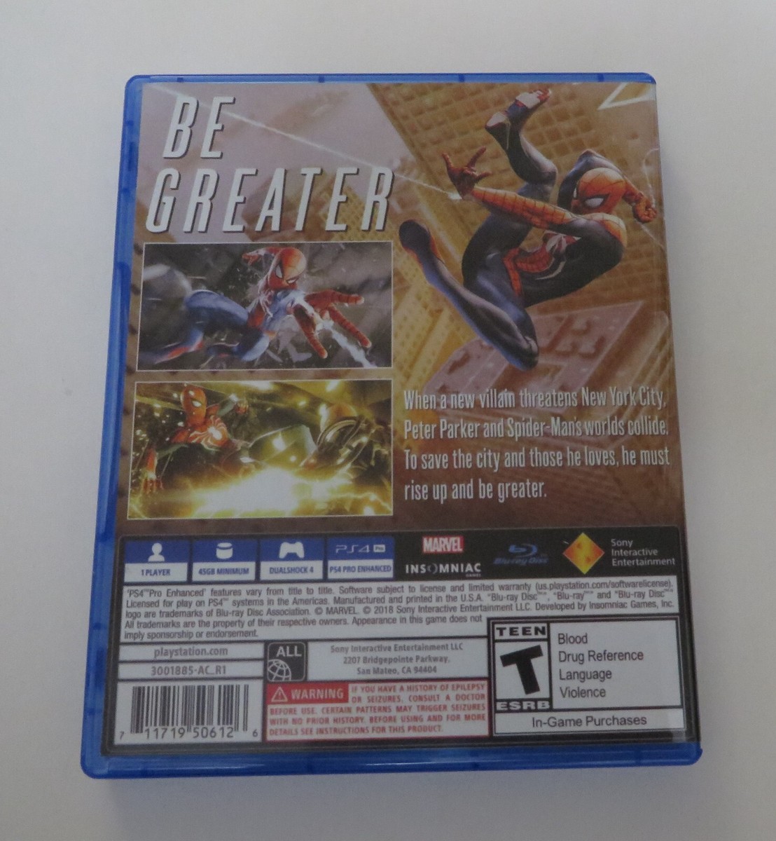 Replacement Case (NO GAME) Marvel’s Spider-Man Miles Morales - Foto 4