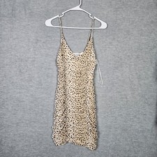 URBAN OUTFITTERS Nuetr mot Animal Print stretch Women's Mini Dress Size XS NEW