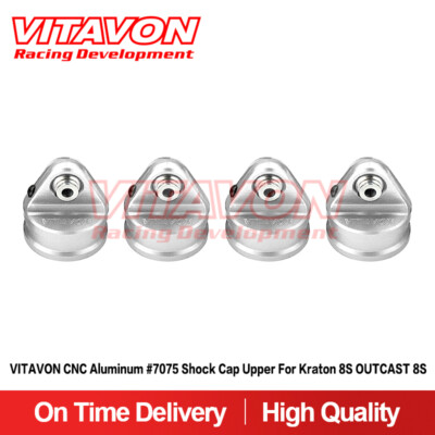 Vitavon CNC Alu 7075 Shock Cap Upper  For Kraton 8S OUTCAST 8S