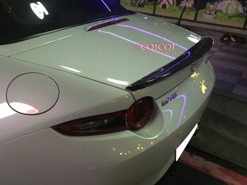 Carbon Fiber trunk spoiler for Mazda 15~25 MX5 MX-5 Miata Roadster Convertible◎ - Picture 5 of 8