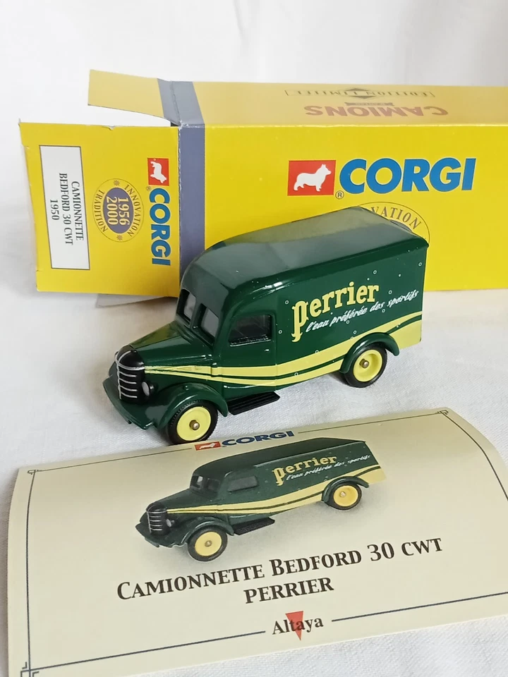 Corgi - Camionnette Bedford 30 CWT - Véhicule commercial PERRIER - Photo 2/3