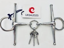 Full Knotted Bite Cheek with Keys/Players (UKSALES25 Horse Tips)