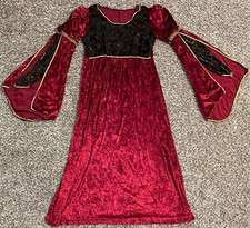 Medieval Maiden Renaissance Lady Fancy Dress Up Halloween Adult Costume Medium