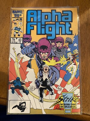 ALPHA FLIGHT #43 MARVEL 1987 Marvel Comics