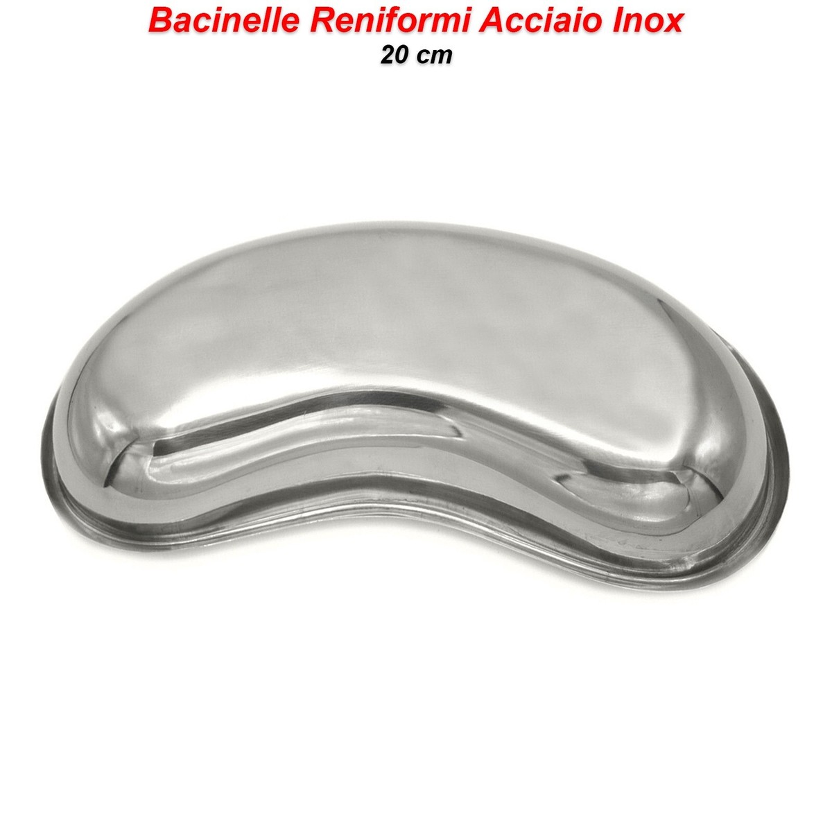 Vassoio Rene In Acciaio Inox 8.3 Pollici - Per Medico, Odontoiatria, Veterinaria E Laboratorio - Foto 4