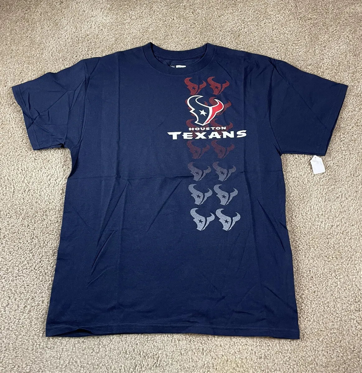 Houston Texans T Shirt NFL Official Team Apparel Men’s Sz L NWT Football