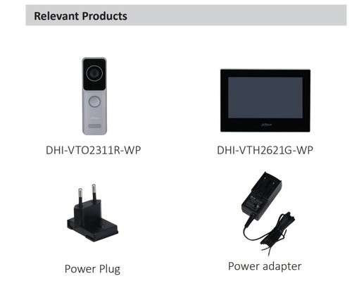 Original Dahua KTW02 2MP Door station IP & Wi-Fi Indoor Monitor Video intercom - Picture 3 of 6