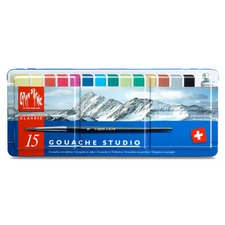Caran D'ache Gouache Studio 15 Pans