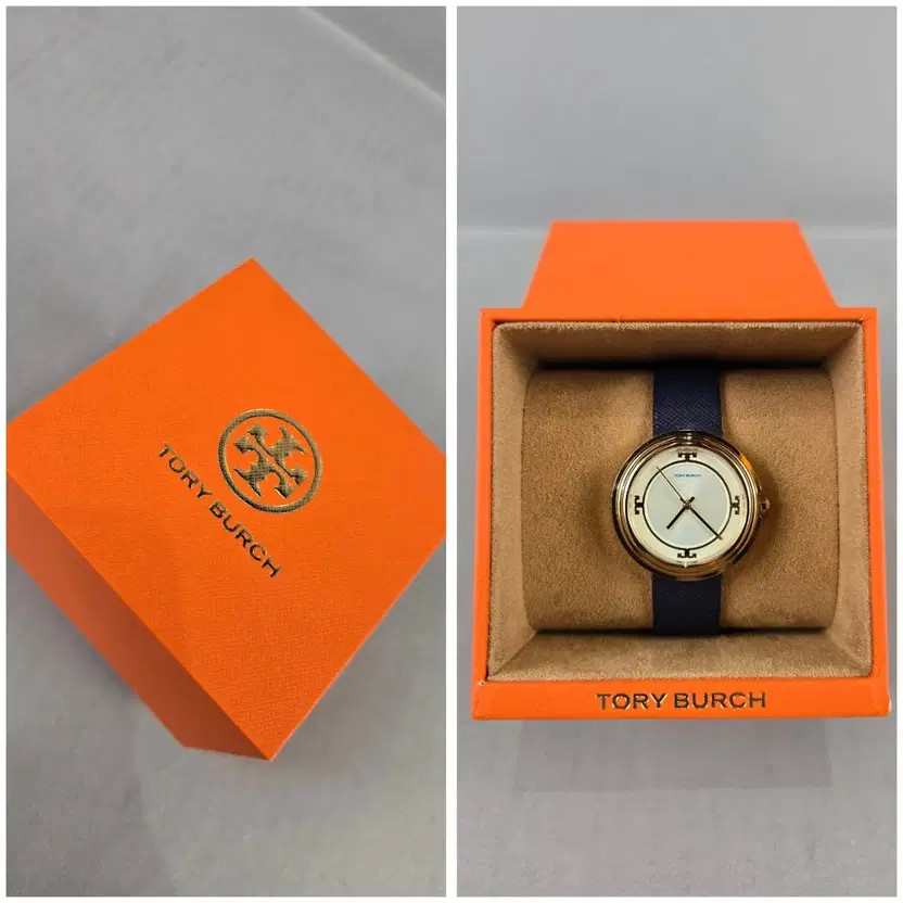 Tory Burch Bailey Gold Leather Women's Watch - Navy, 34mm thumbnail 7