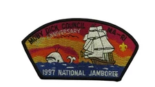 1997 Jamboree Moby Dick Council MA 25th Anniversary JSP BLK Bdr (VT1339)