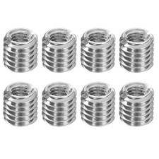 8Pcs Threaded Insert Stainless Steel M3-0.5 Female to M5-0.8 Male 5mm Long