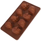 8 Cavity Baking Silicone Moulds Construction Vehicle Chocolate Molds