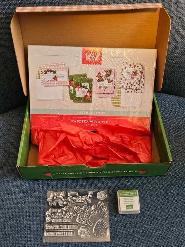 Paper pumpkin - SWEETER WITH YOU- July 2025   Stampin up!- Brand new!