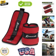 Ankle/Wrist and Arm/Leg Weights Set of 2, Adjustable Strap 1 lb-5 lb, Adjusta...