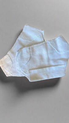 American Girl Bitty Baby Doll White Diaper 2pc Set